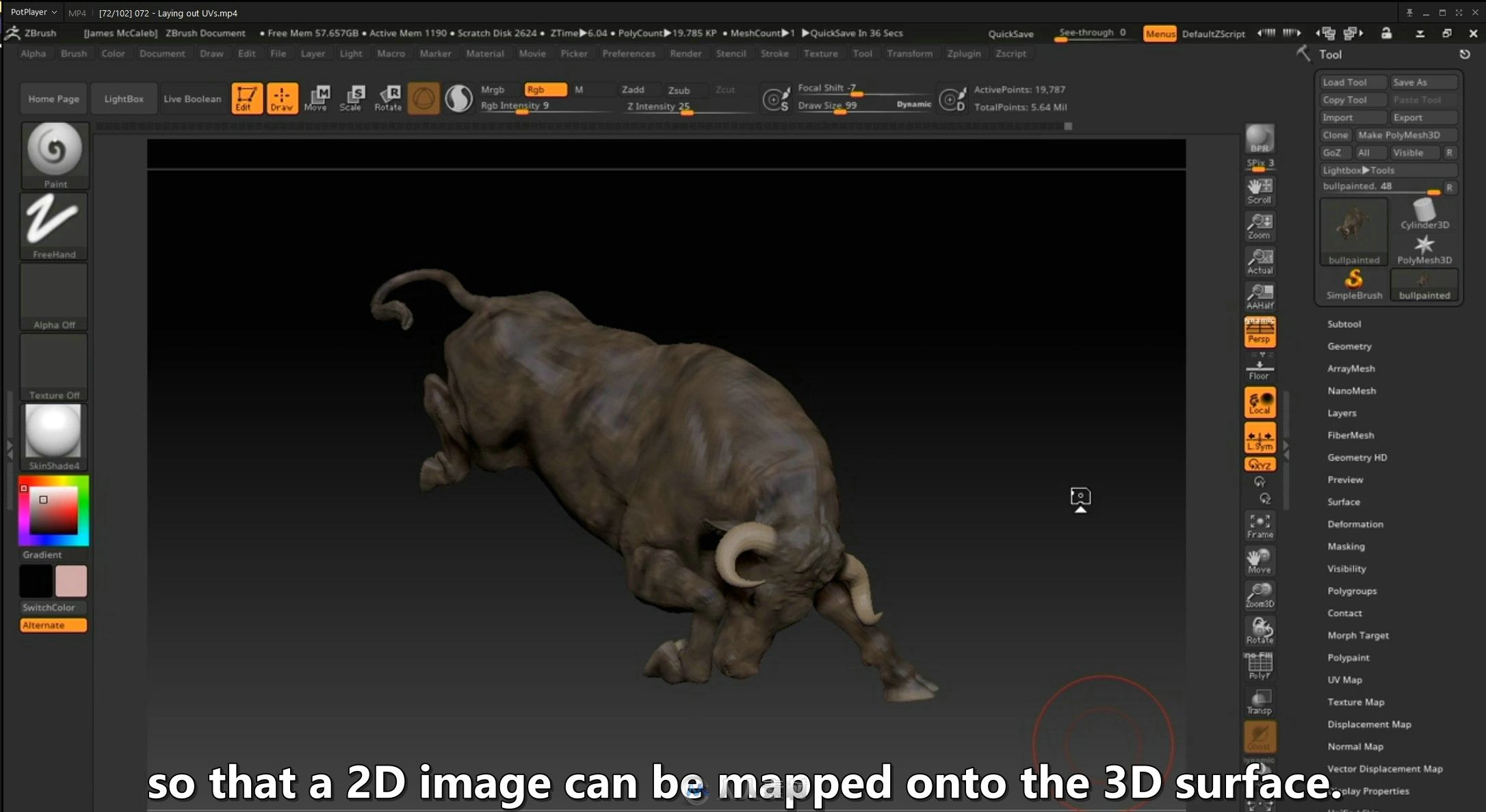 ZBrush 2020最新全面学习教程 - ZBrush 2020 Essential Training