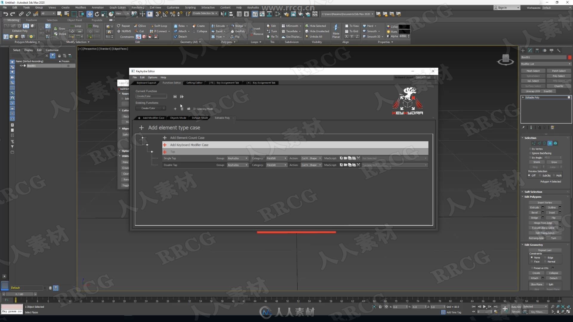 KeyHydra快捷键修改3dsmax插件V2.010版