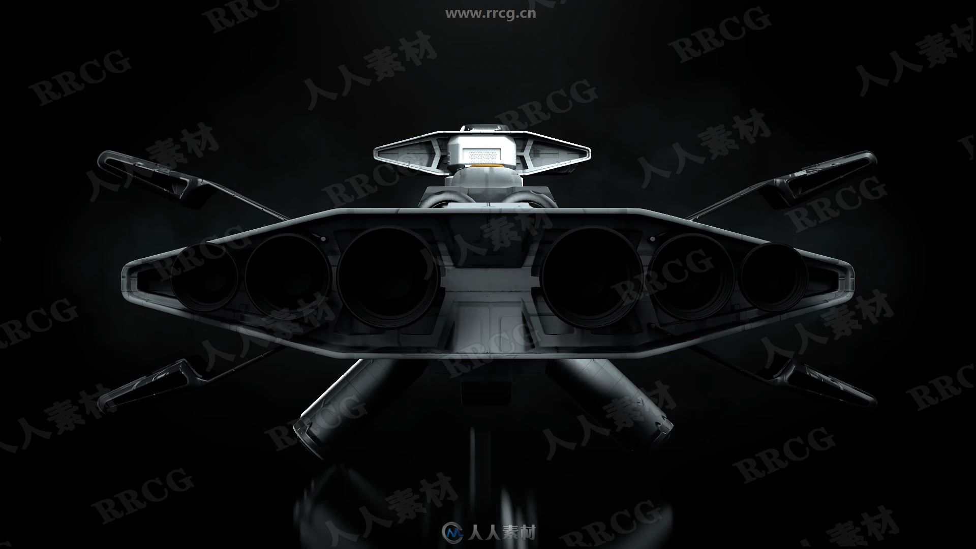 博赛朋克科幻宇宙飞船飞行器3D模型合集