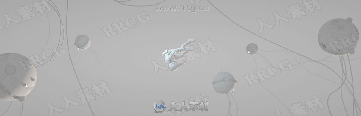 影视级短片《无信号》宇航员与场景完整3D模型合集