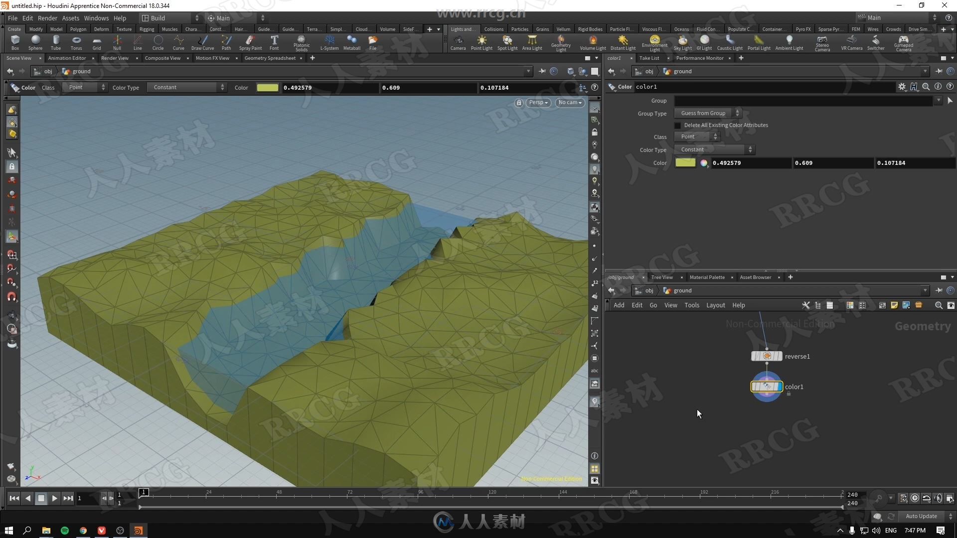 Houdini 18基础核心技能工作流程训练视频教程