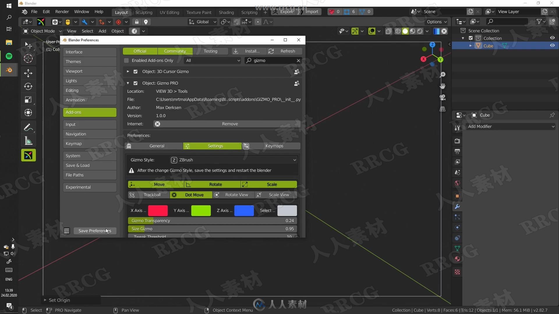 Gizmo Pro简化编辑控制Blender插件V3.3.1版