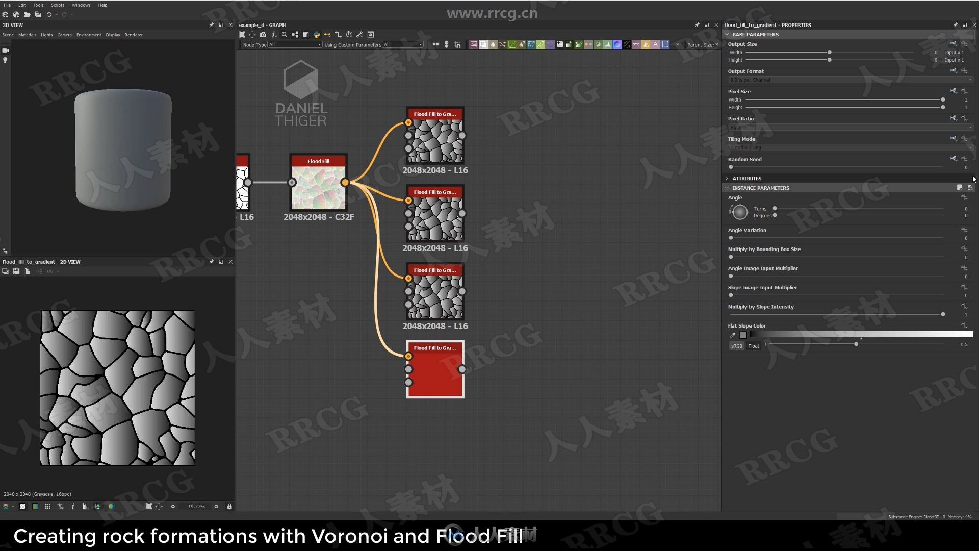 Substance Designer节点形状图形制作视频教程