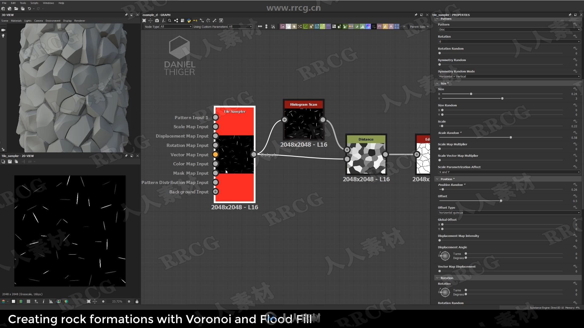 Substance Designer节点形状图形制作视频教程