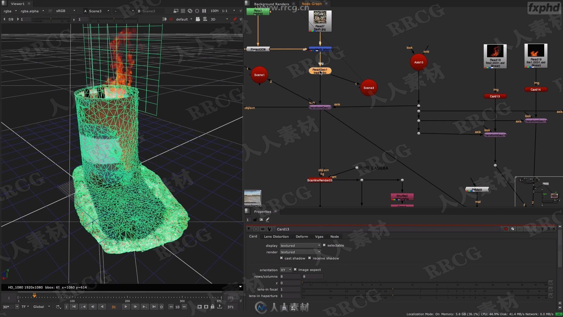 Nuke与Metashape 3D摄影测量合成技术视频教程