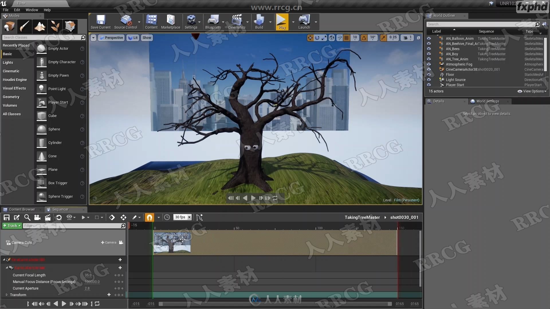 UE4影视级线性叙事实例制作训练视频教程