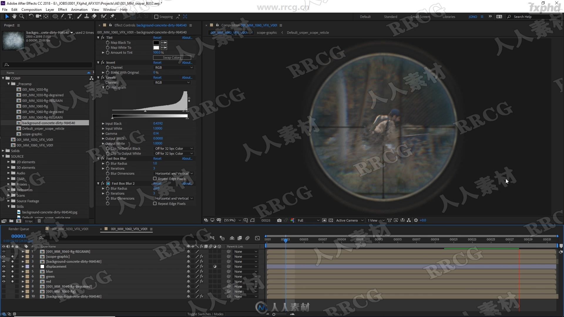 AE真实影视级VFX特效合成实例训练视频教程