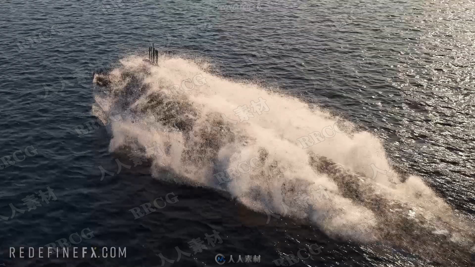 Phoenix FD大型水海水河流特效场景实例制作视频教程