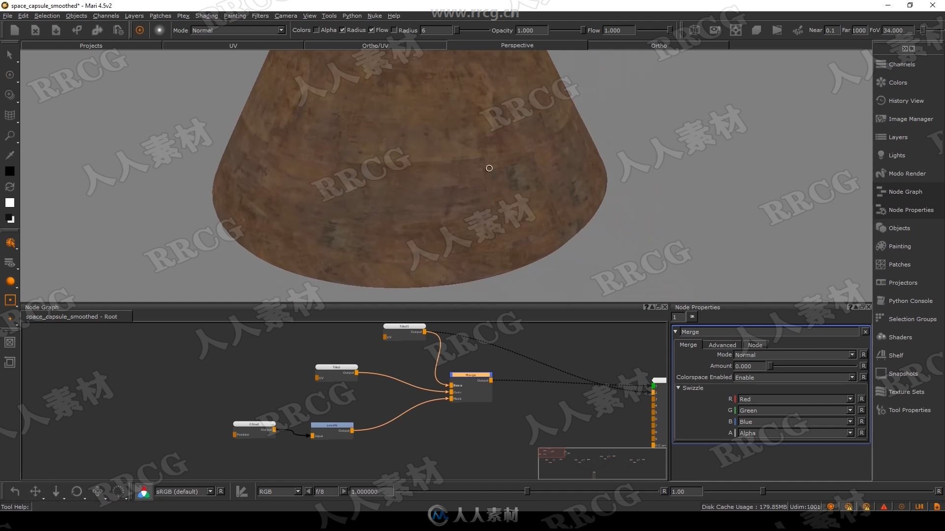 Mari与Substance Painter Designer太空舱纹理贴图设计大师班视频教程