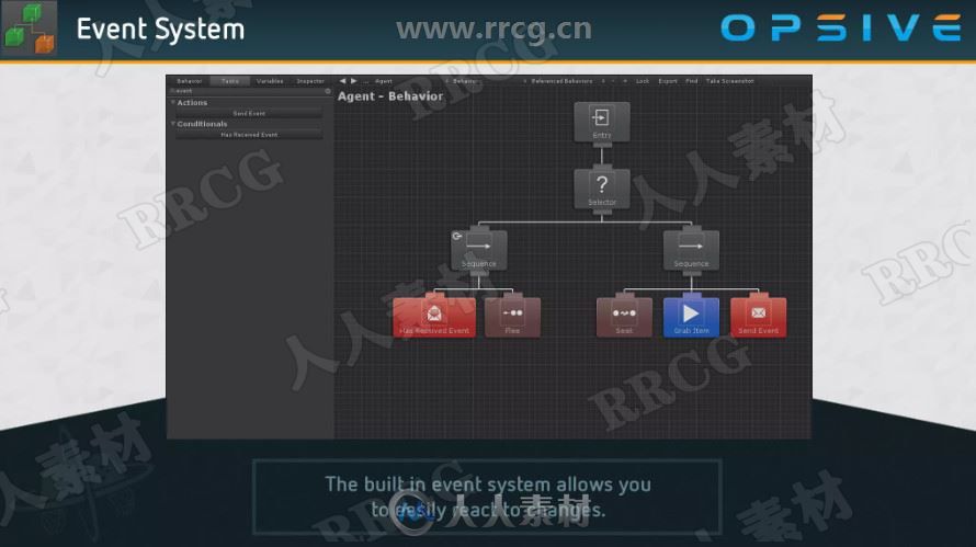 直观视觉行为设计编辑器Unity游戏素材资源