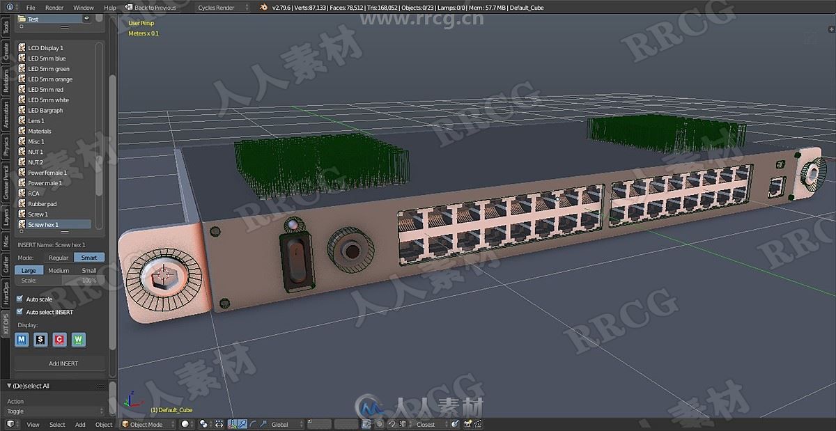 250组Abkit插入式模型组件Blender插件V1.1.5版