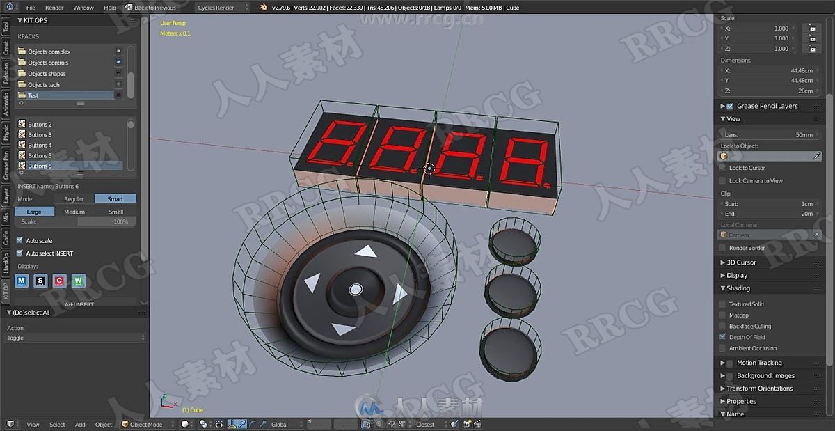 250组Abkit插入式模型组件Blender插件V1.1.5版