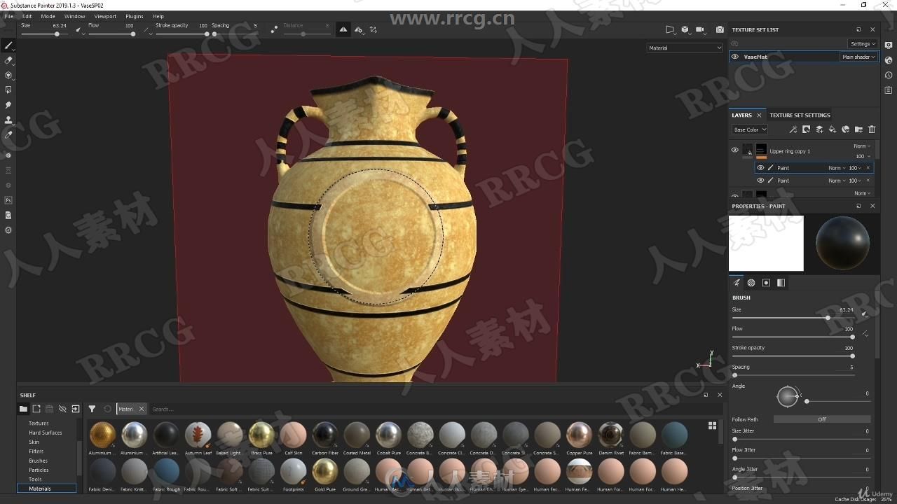 Substance Painter PBR纹理镜像对称技术训练频教程