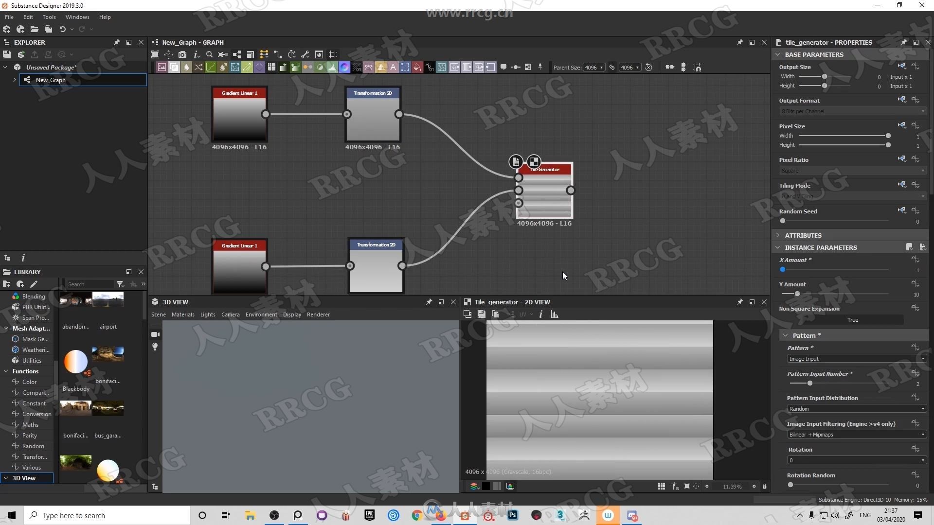 Substance Designer逼真木质材质制作工作流程视频教程