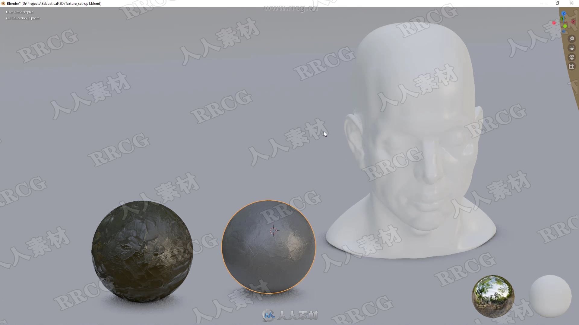 Blender逼真粘土贴图着色器设置训练视频教程 附21组4K贴图合集