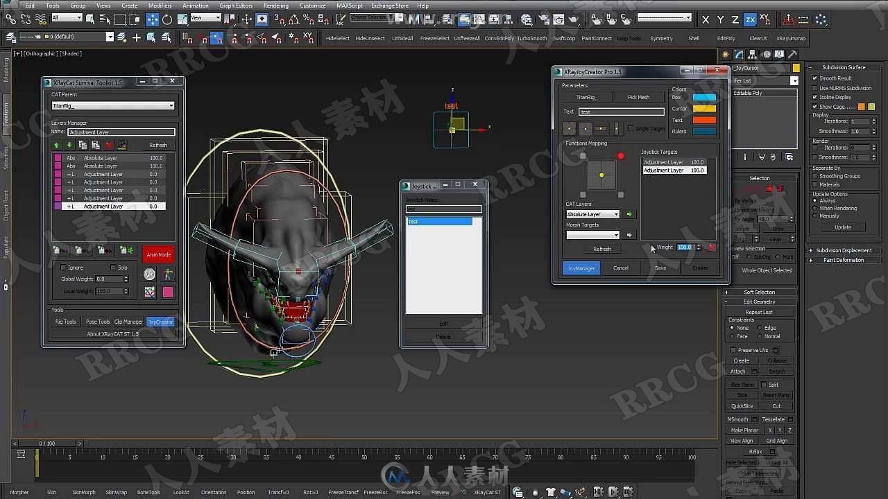 XrayCat Survival Toolkit高效动画流程3dsmax插件V1.5.410版