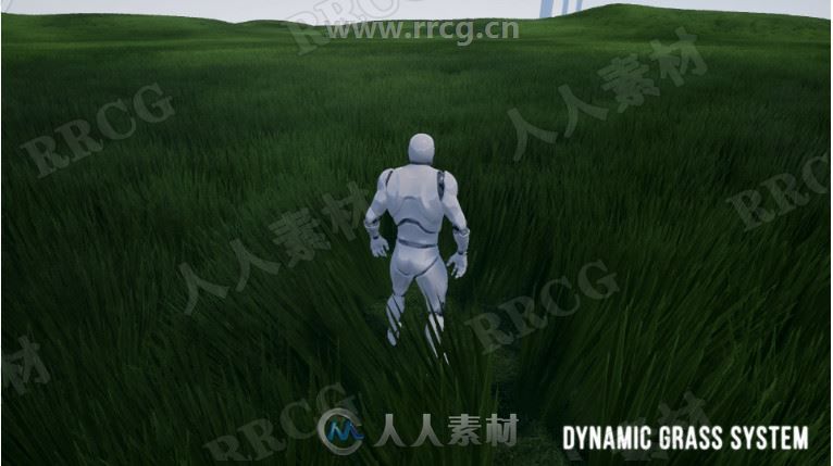 草地添加动态燃烧冲击波等效果行为UE4游戏素材资源