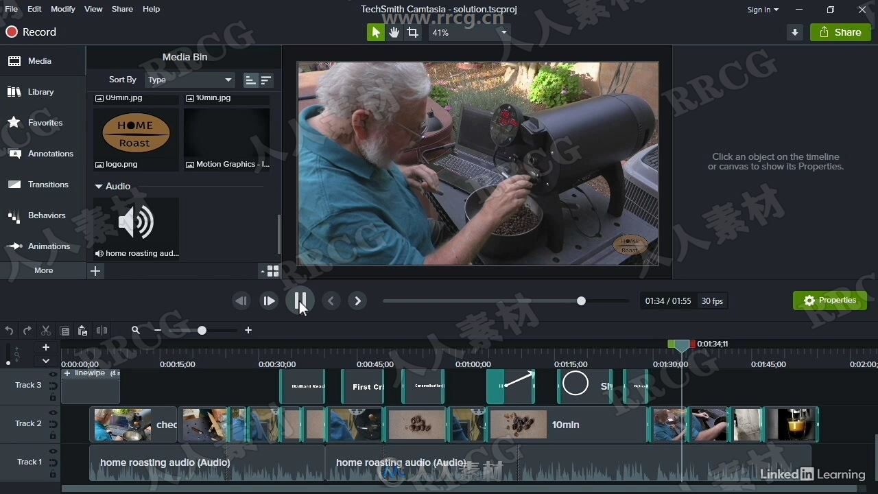 Camtasia 2020视频编辑基础核心技术训练视频教程