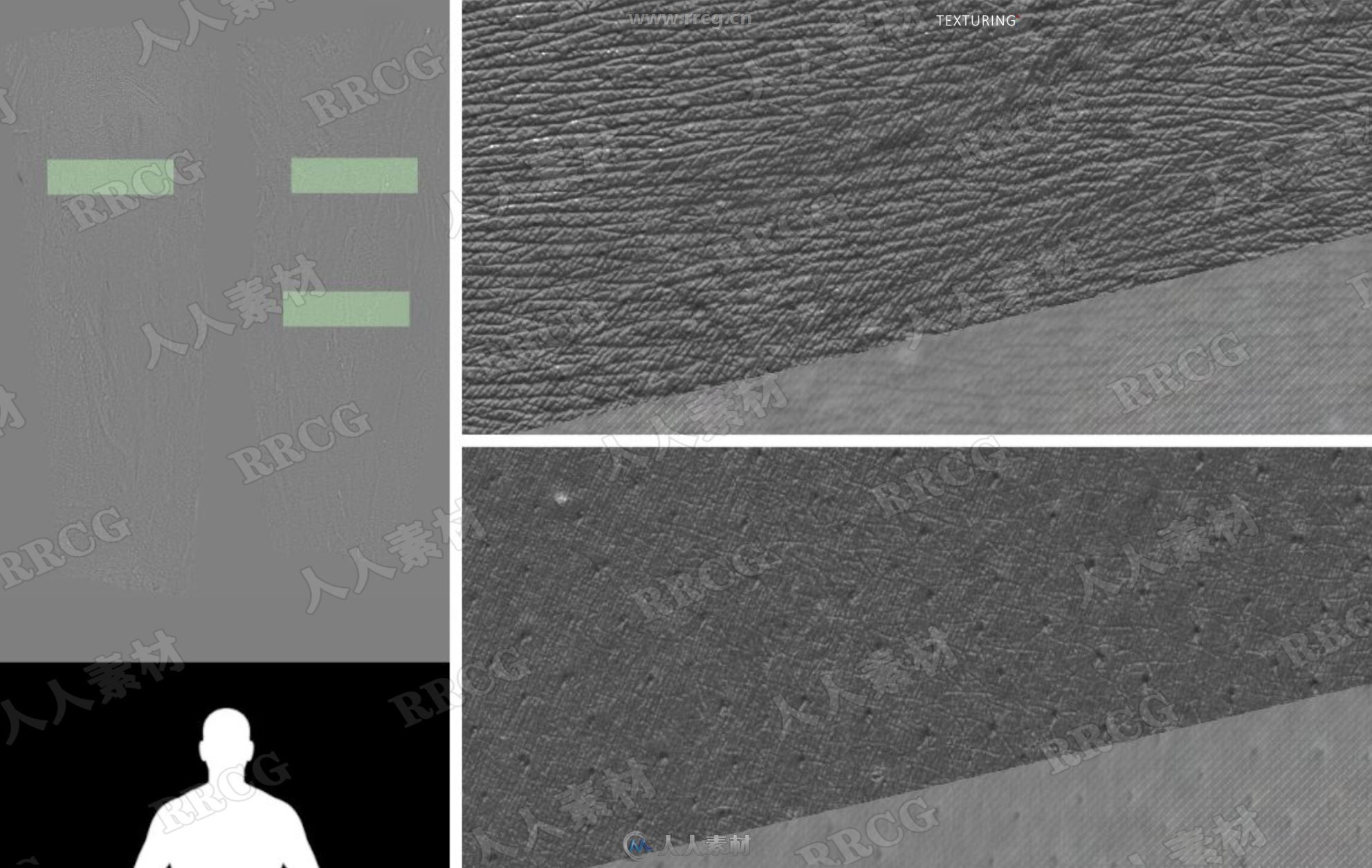 Texturingxyz出品30虽男性腿部下肢皮肤纹理贴图合集