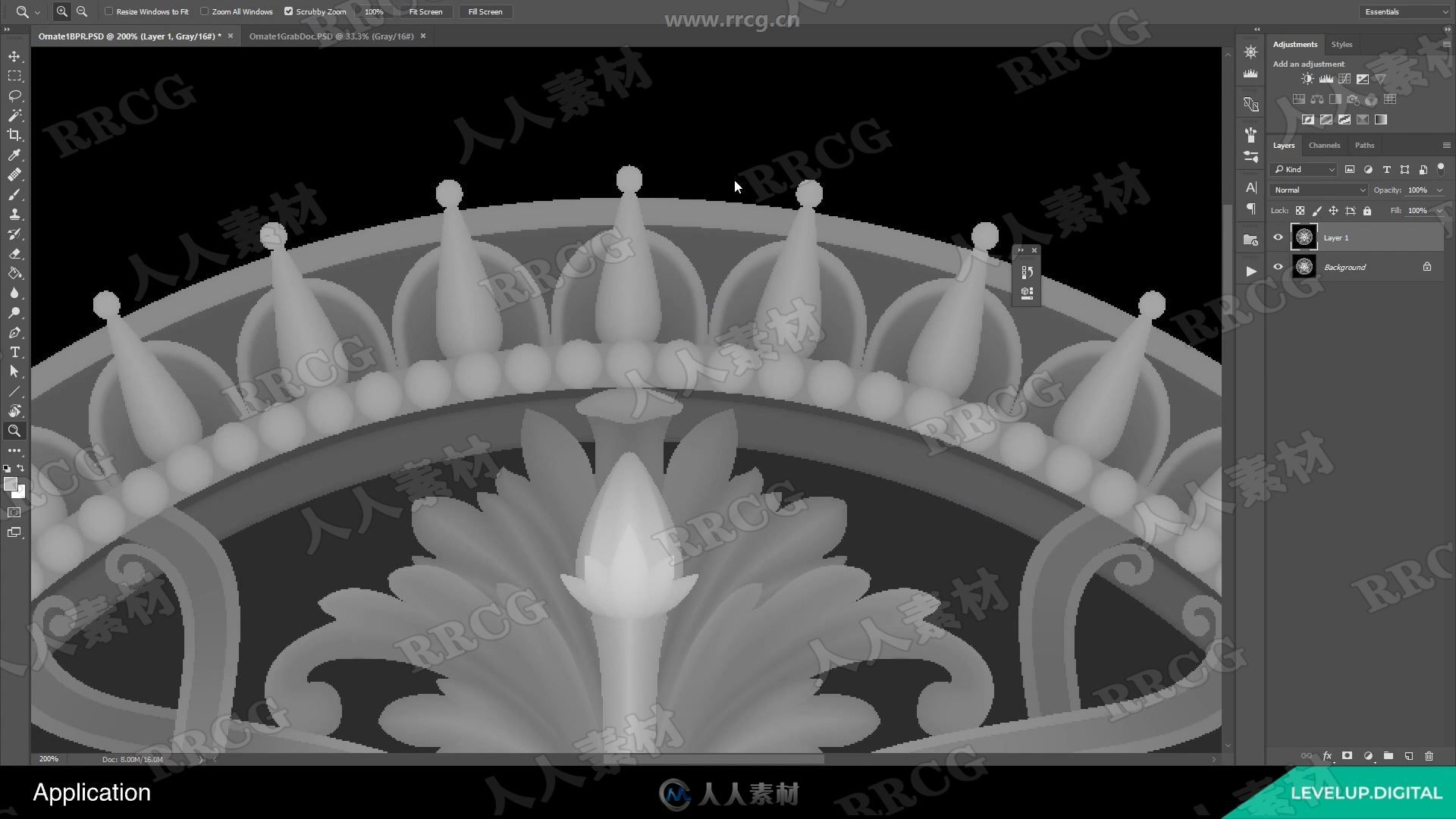 Substance Designer与Painter华丽装饰性花纹纹理实例制作视频教程