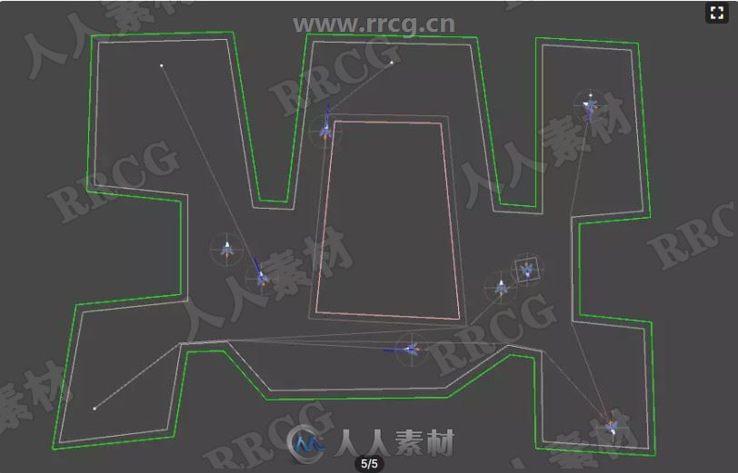 人工智能2D寻路解决方案Unity游戏素材资源
