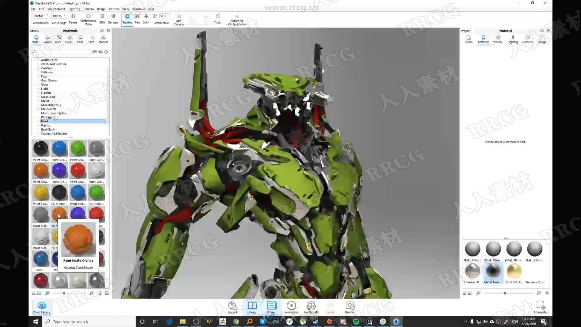 ZBrush机甲机器人概念设计雕刻制作全流程视频教程