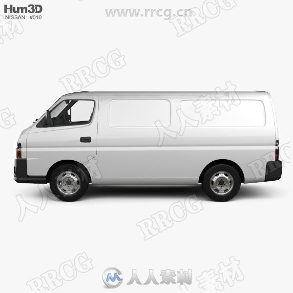 日产面包车Nissan Urvan 2007 Panel汽车3D模型