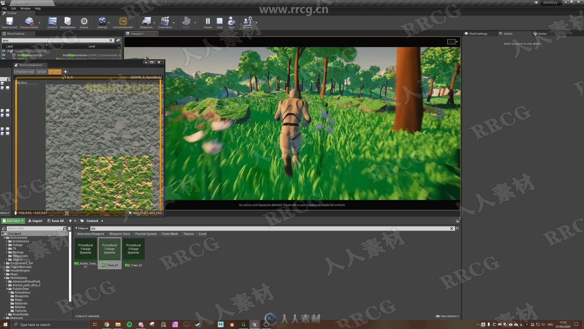 UE4游戏引擎开发世界地图制作视频教程