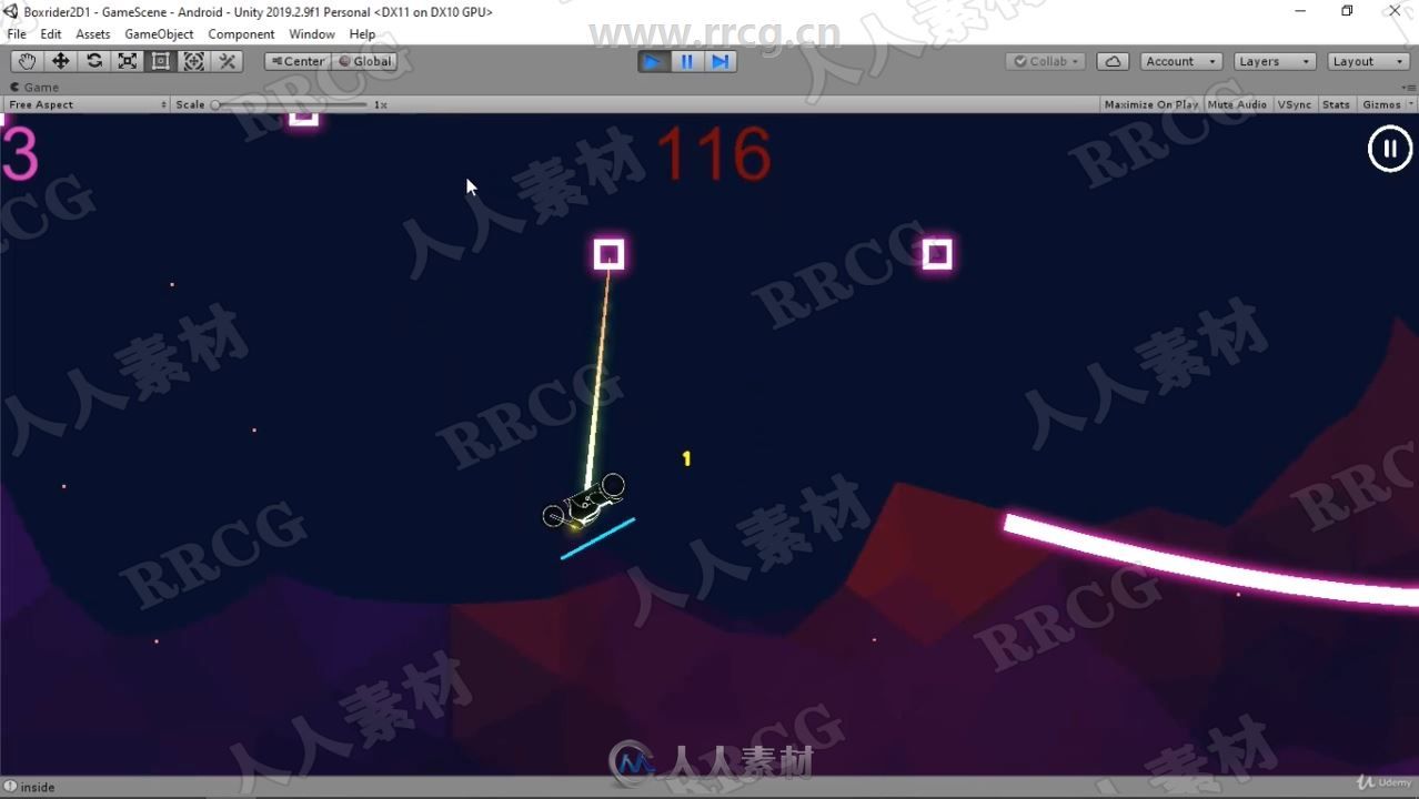 Unity 2D与3D游戏制作大师班课程视频教程