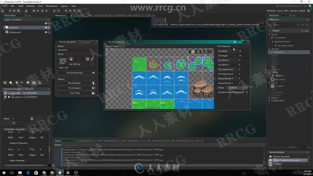 GameMaker Studio 2角色扮演RPG游戏开发技能训练视频教程