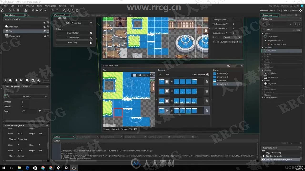 GameMaker Studio 2角色扮演RPG游戏开发技能训练视频教程