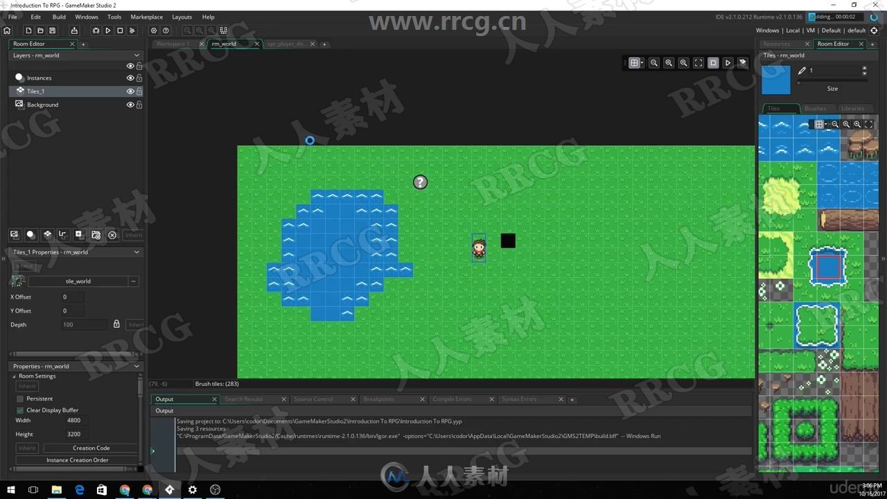 GameMaker Studio 2角色扮演RPG游戏开发技能训练视频教程