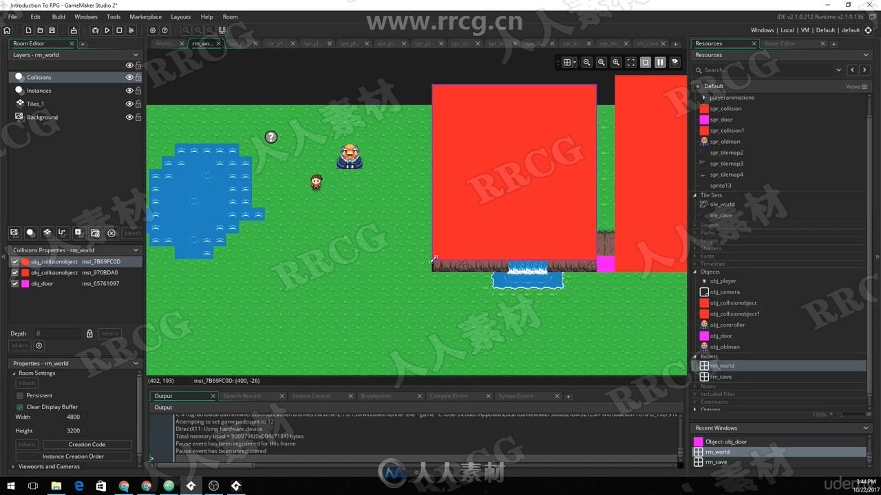 GameMaker Studio 2角色扮演RPG游戏开发技能训练视频教程