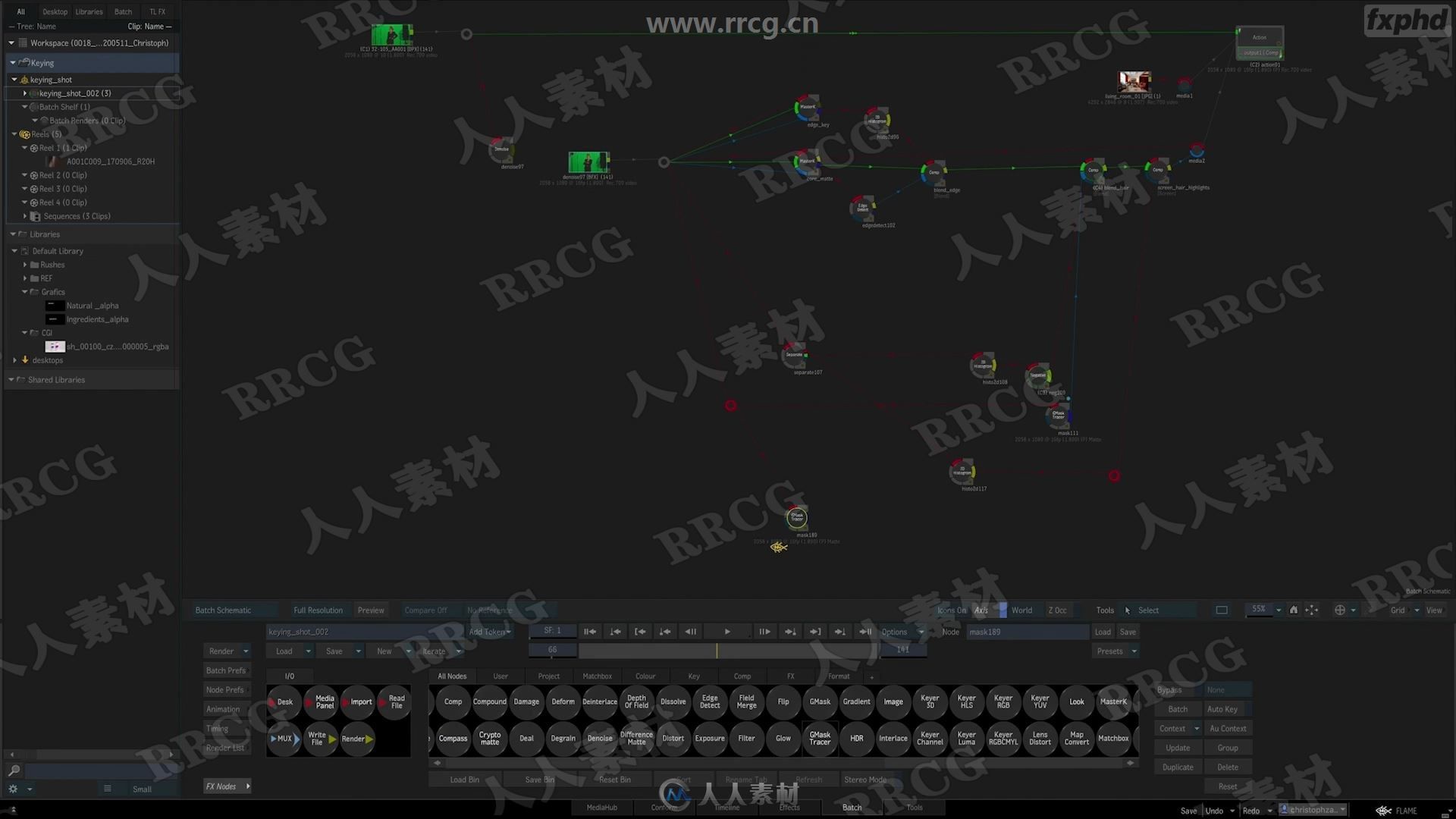 Flame影视后期特效VFX基础核心训练视频教程第一季