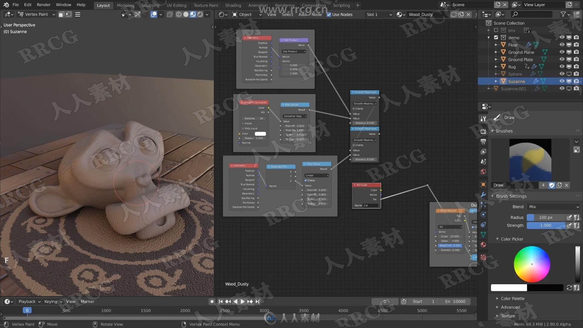 Blender着色器编辑核心技术训练视频教程