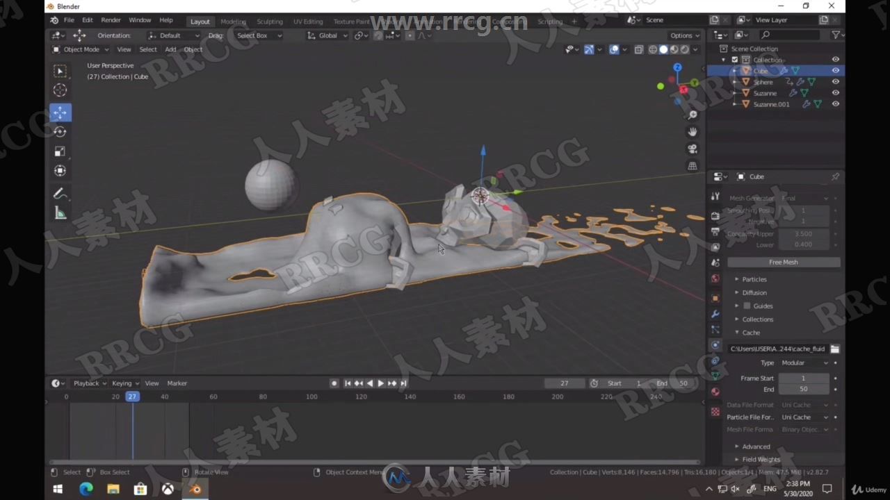 Blender建模动画渲染全面技能训练视频教程