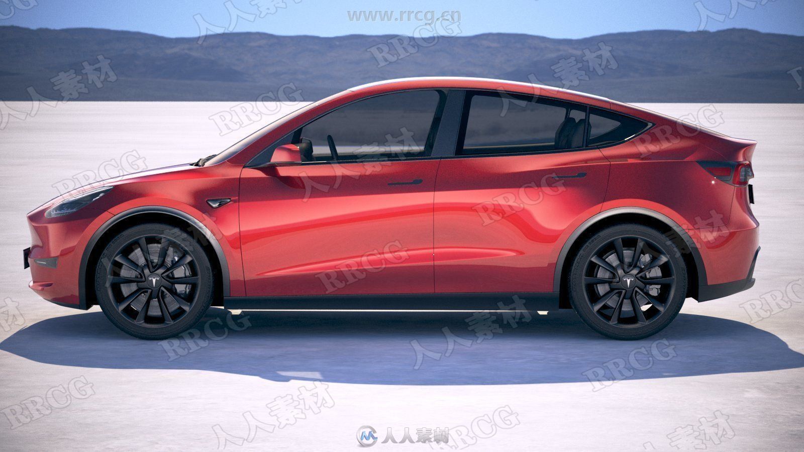 特斯拉Tesla Model Y 2021真实汽车高质量3D模型