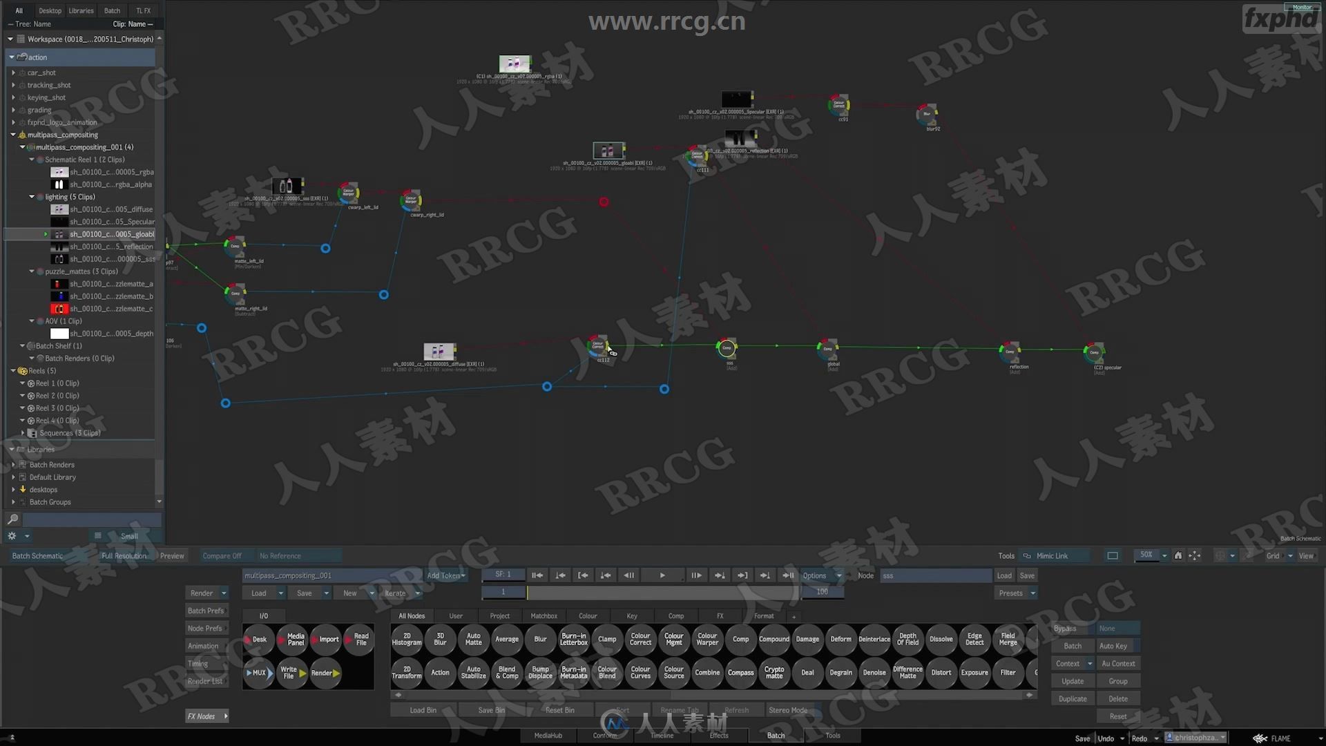 Flame影视后期特效VFX基础核心训练视频教程第二季