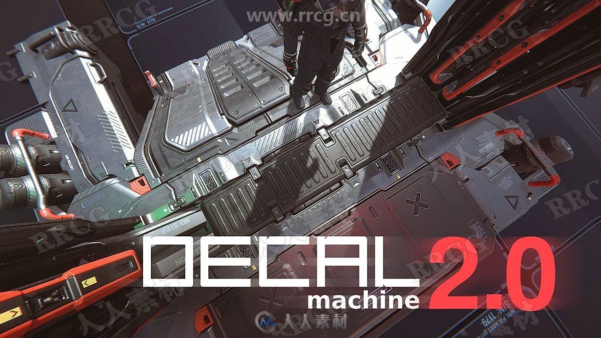 Decalmachine硬表面纹理贴图Blender插件V2.0版