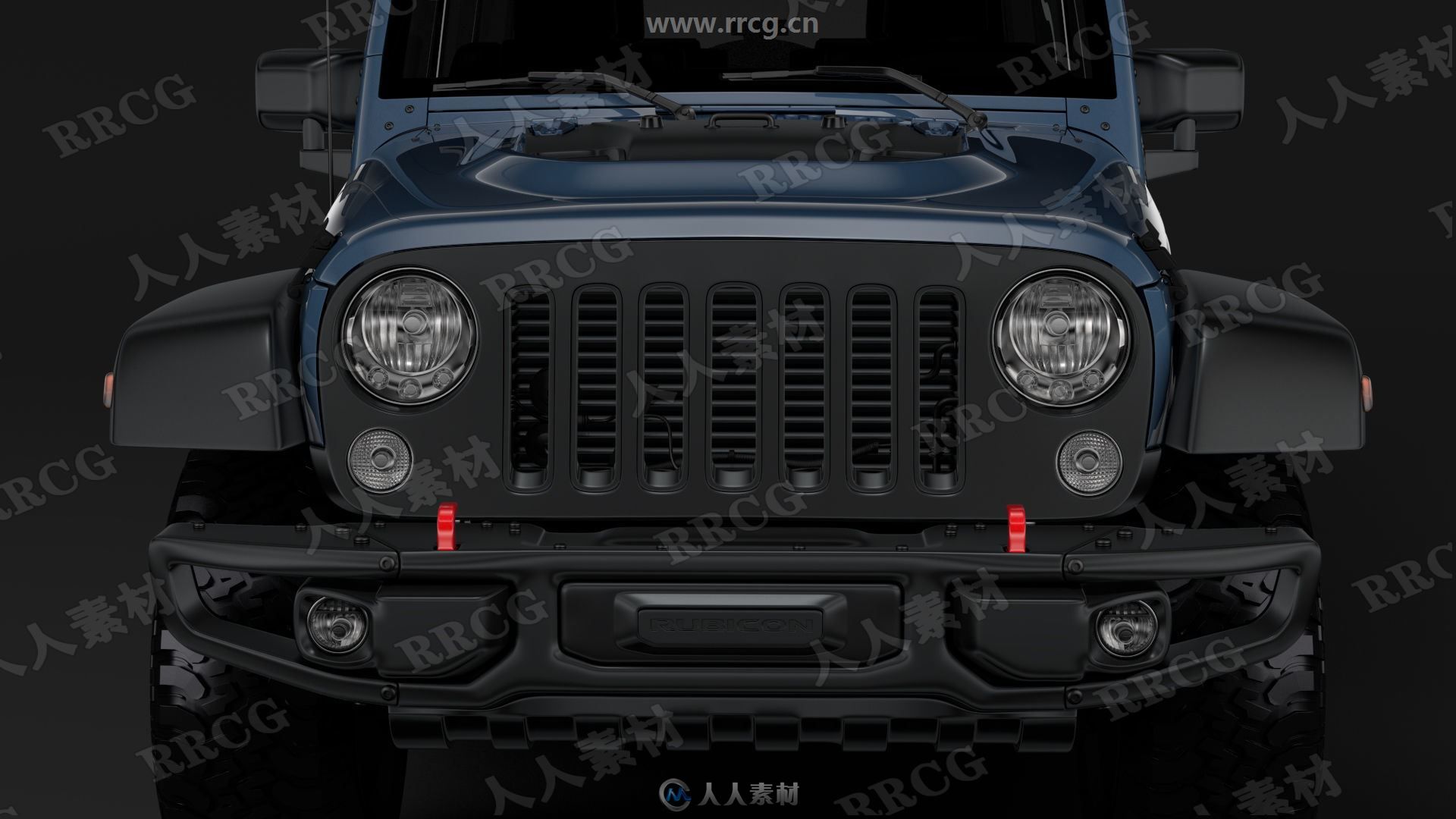 吉普牧马人Jeep Wrangler真实汽车高质量3D模型