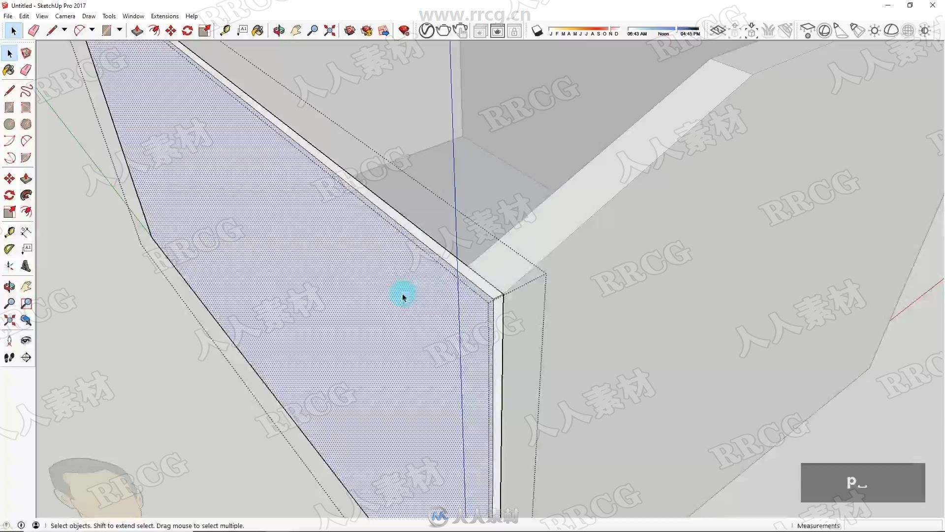 SketchUp洗手间浴室室内设计实例训练视频教程