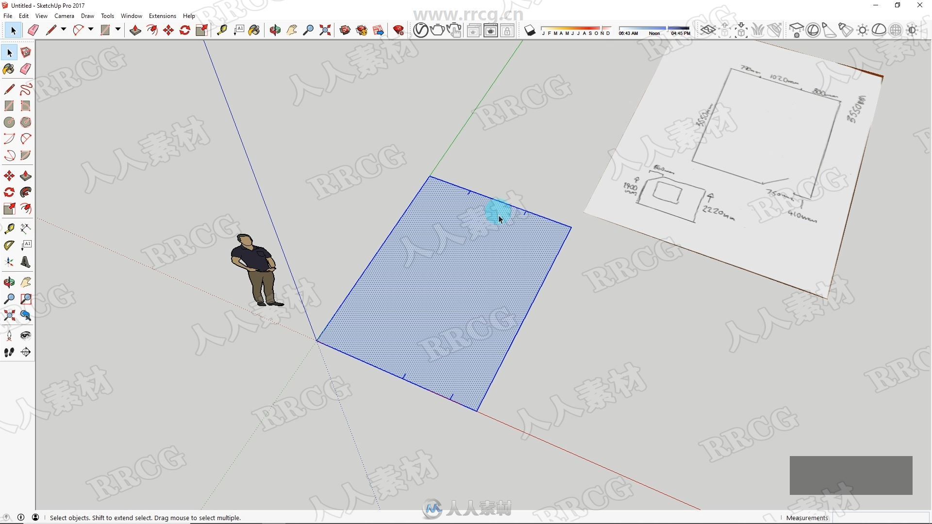 SketchUp洗手间浴室室内设计实例训练视频教程