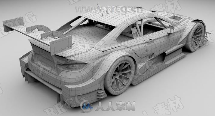 宝马赛车BMW M4 DTM真实汽车高质量3D模型