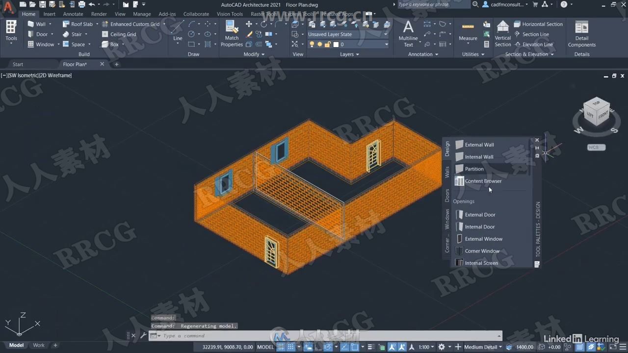 AutoCAD Architecture 2021基础核心技术训练视频教程