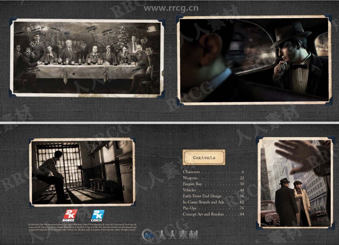 《黑手党2》游戏官方设定资料画集