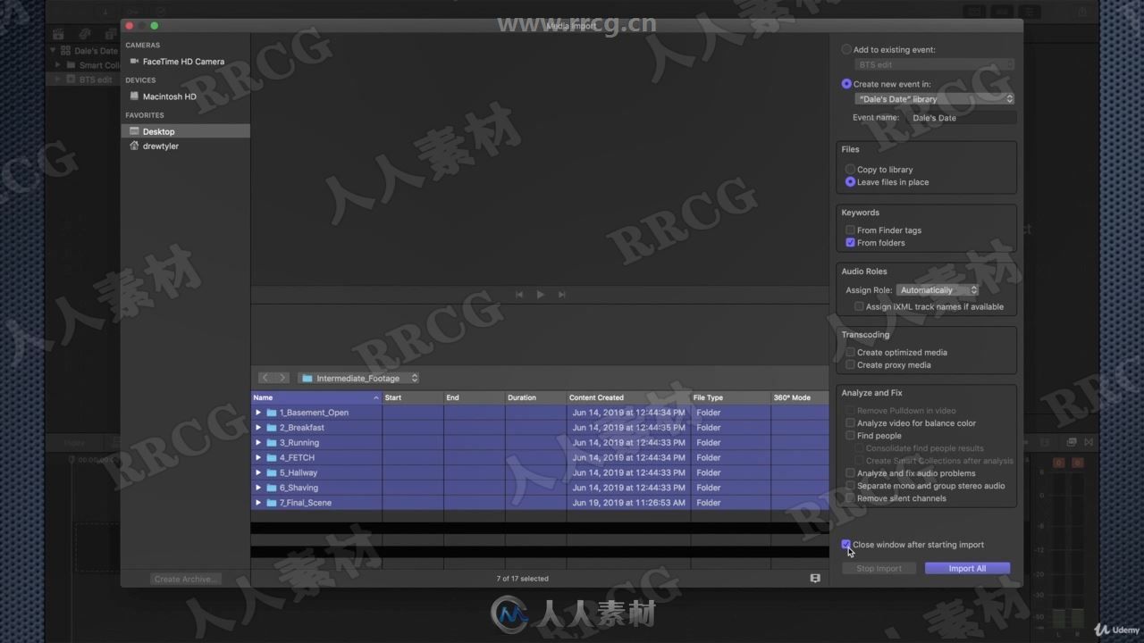 Final Cut Pro X微调视频编辑大师级课程视频教程