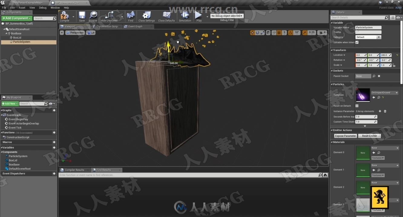 Unreal Engine游戏蓝图制作特效功能技术训练视频教程