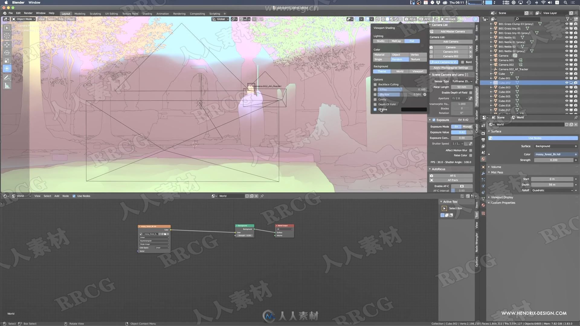 Blender专业3D环境制作工作流程视频教程