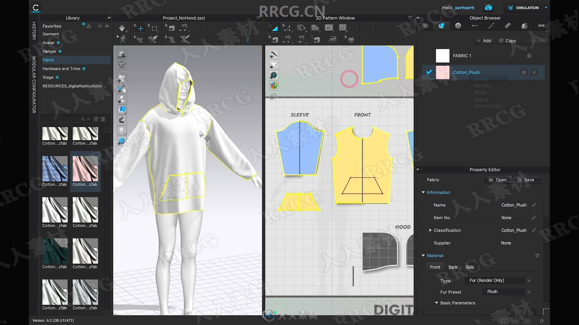 CLO逼真3D服装设计基础技能训练视频教程