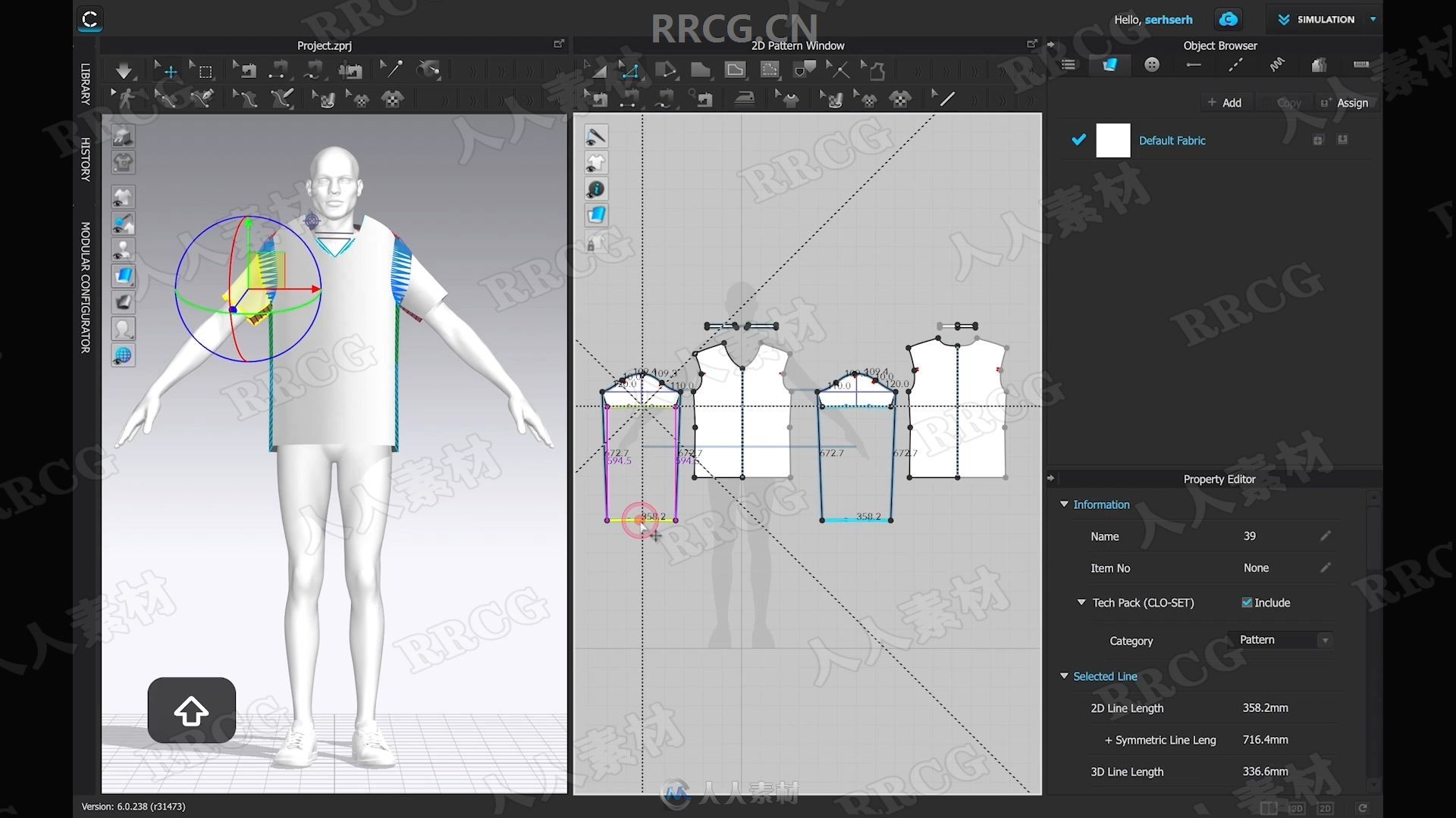 CLO逼真3D服装设计基础技能训练视频教程